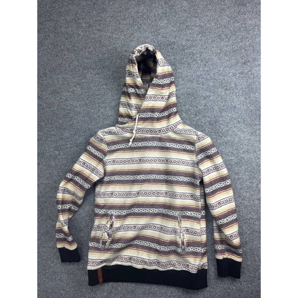 Ampersand Avenue Hoodie‎ Single Hoodie Sweatshirt Women's Medium Aztec Striped